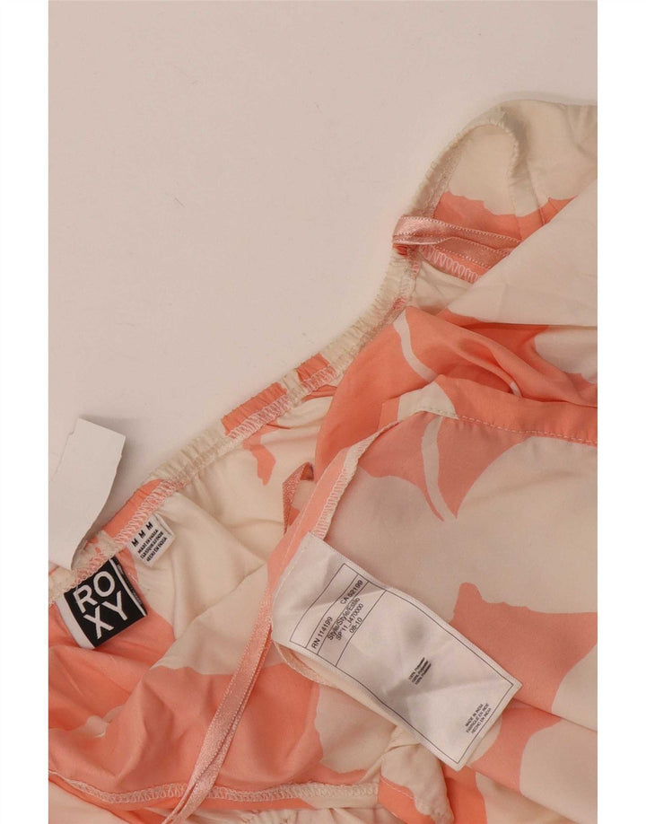 Roxy Vestido de verano para mujer UK 40 Poliéster floral rosa medio