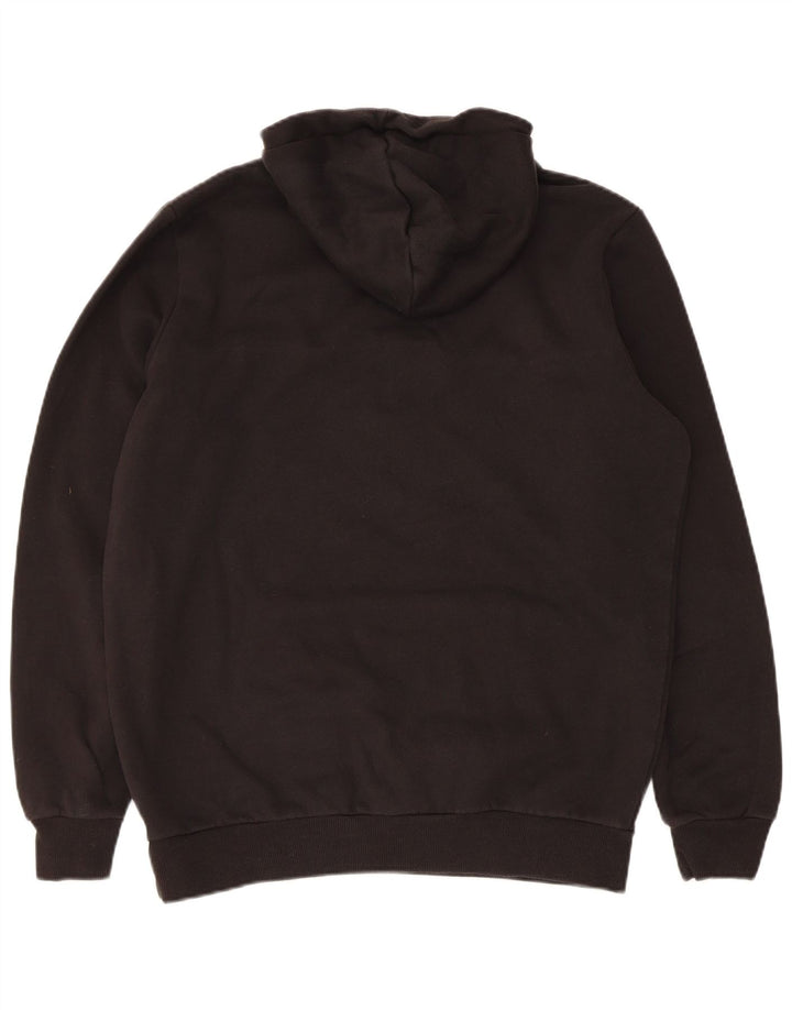 Puma Hombre Sudadera Con Capucha Jumper Medium Negro Algodón