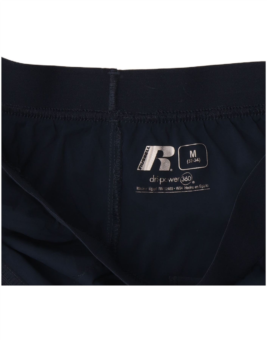 RUSSELL ATHLETIC Pantalones cortos deportivos Dri-Power para hombre Azul marino mediano