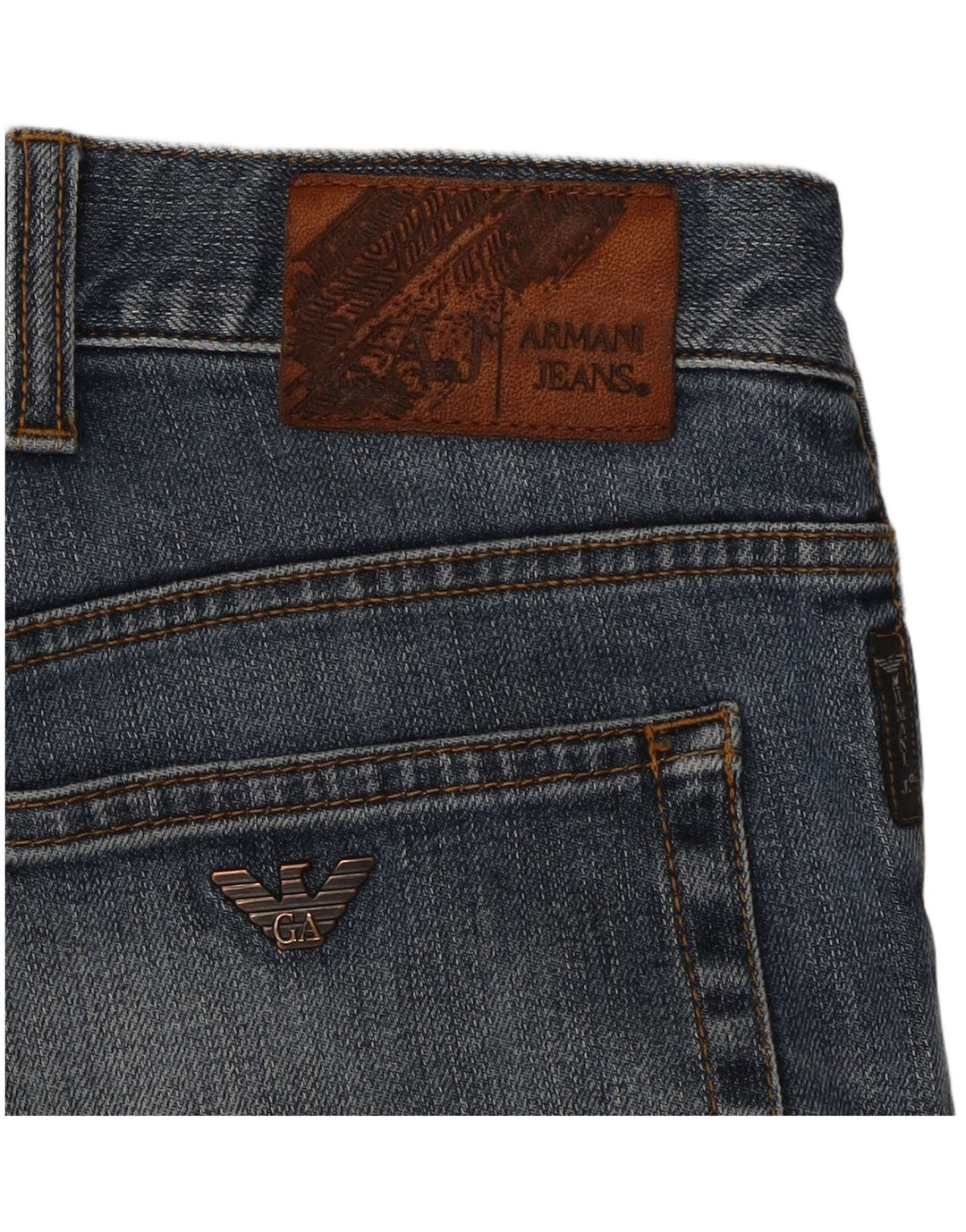 Vaqueros Armani Mujer Slim W32 L29 Azul