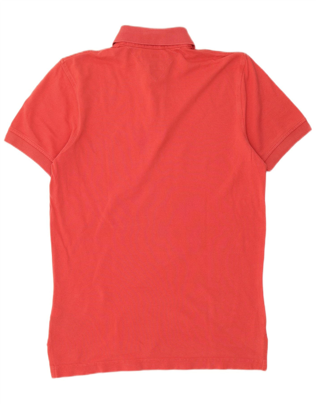Tommy Hilfiger Polo para hombre pequeño de algodón rojo