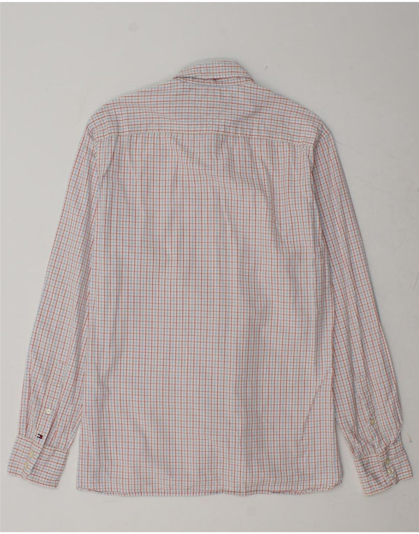 TOMMY HILFIGER Camisa de hombre Medium Red Check Cotton