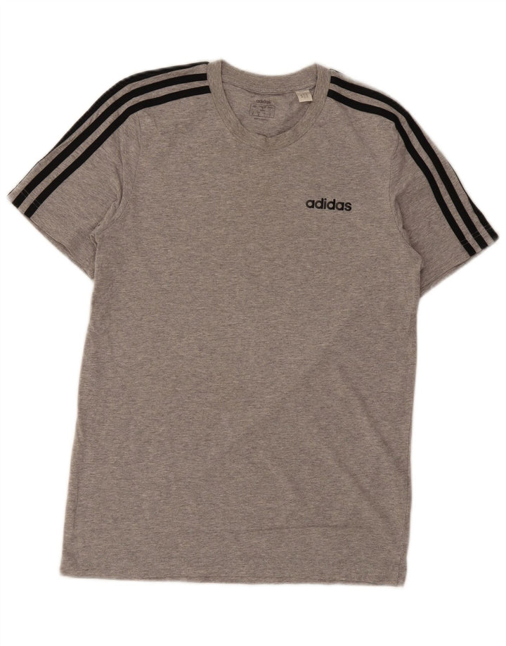 Adidas Hombre Camiseta Top Small Gris Algodón