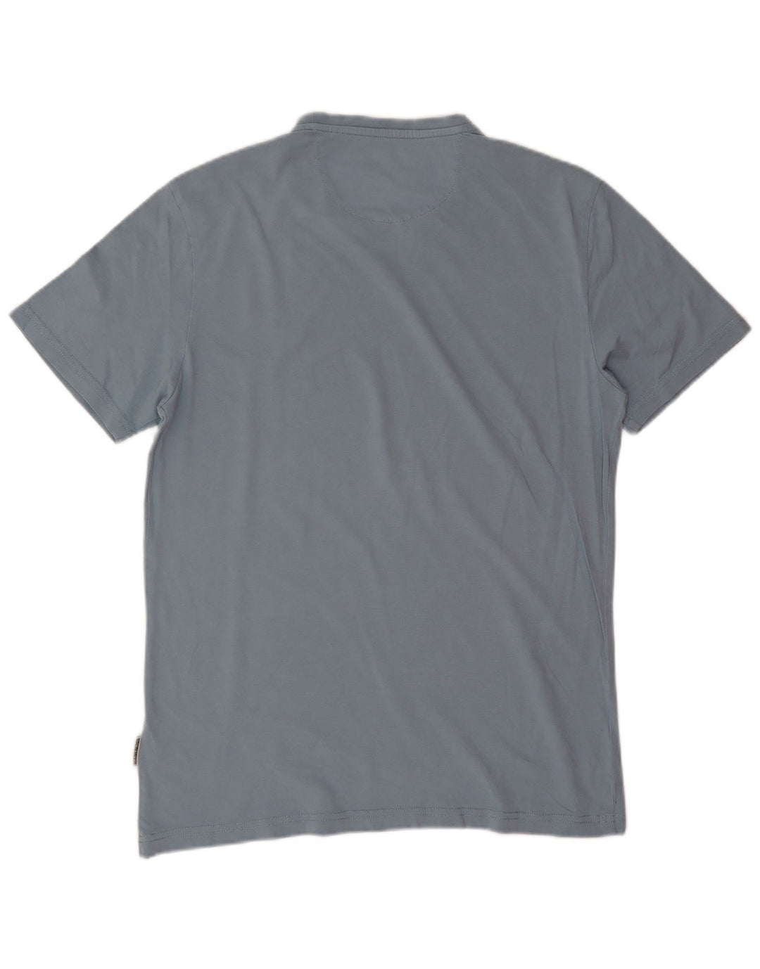 Napapijri Hombre Camiseta Top Azul Medio Algodón
