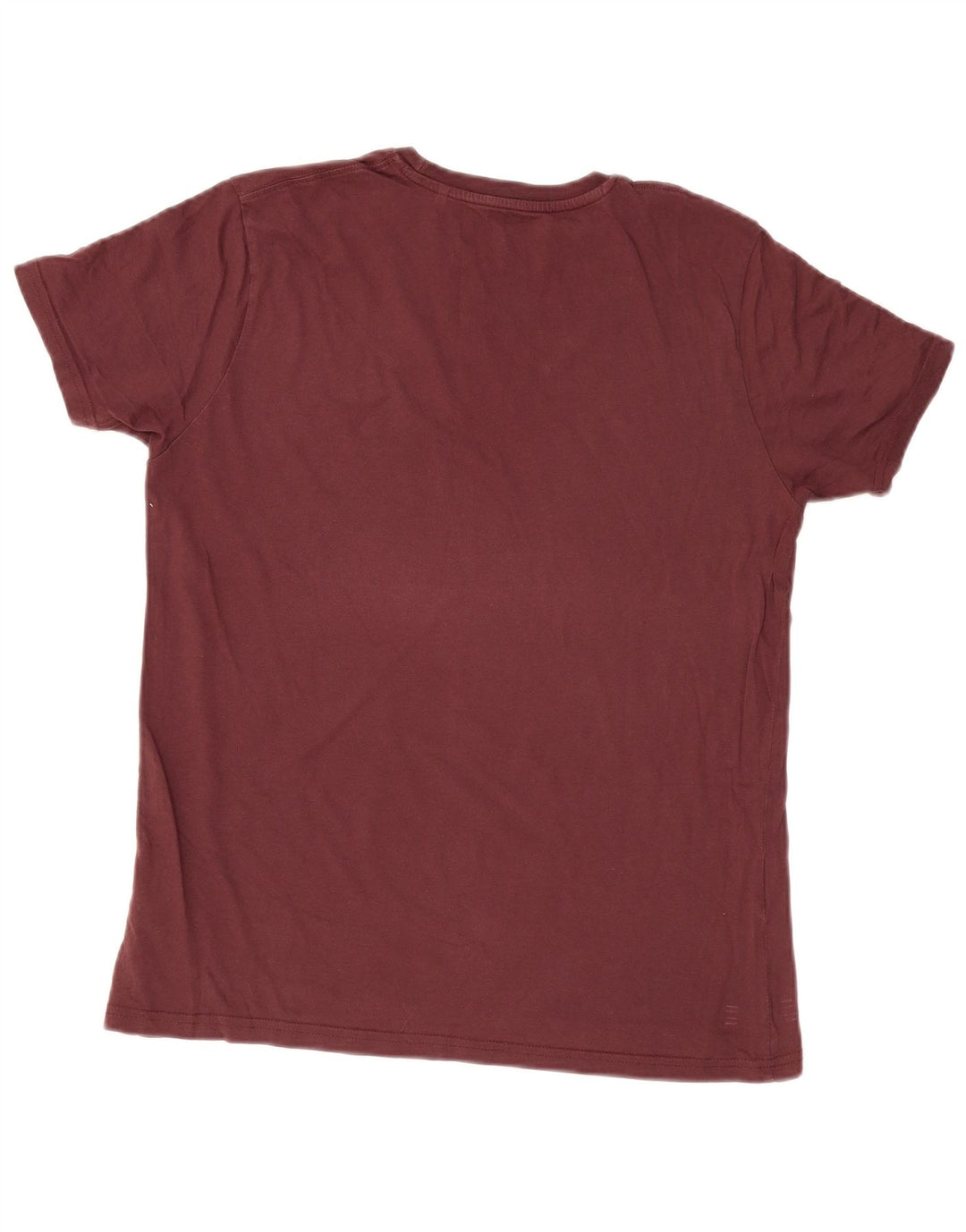 Alpha Industries Camiseta gráfica para hombre Top Algodón burdeos medio