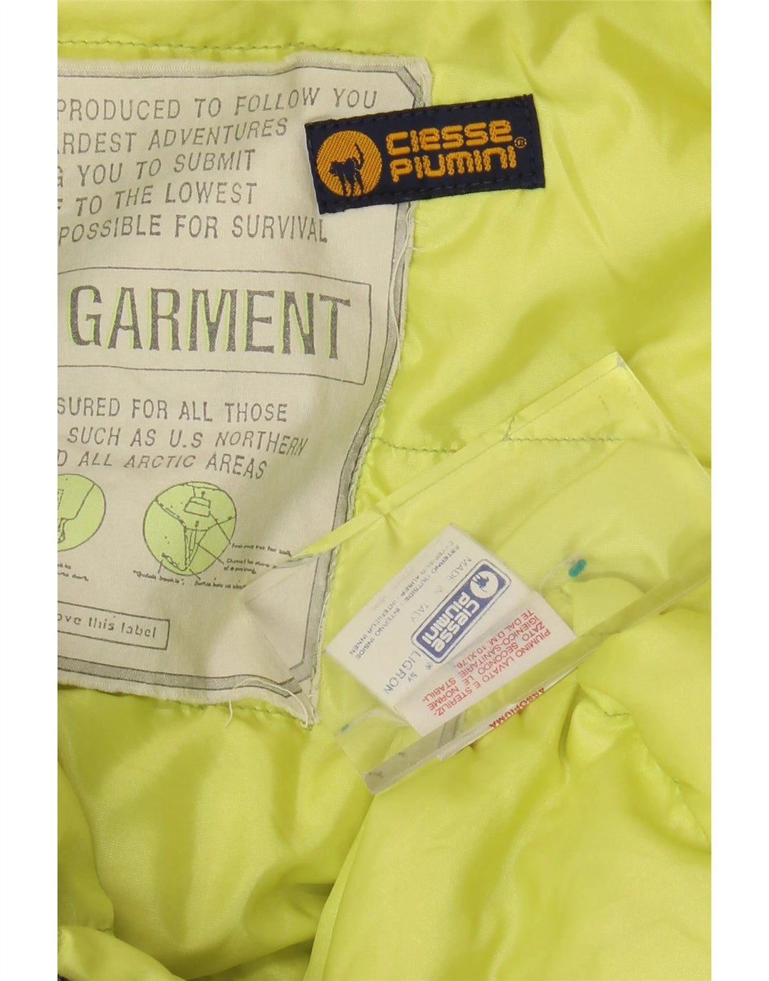 CIESSE PIUMINI Chaqueta cortavientos para hombre UK 42 XL Azul marino Poliéster