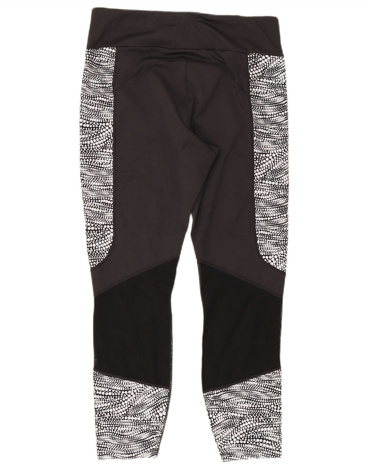 Leggings capri para mujer de Mountain Warehouse UK 44 Mediano Bloque de color negro
