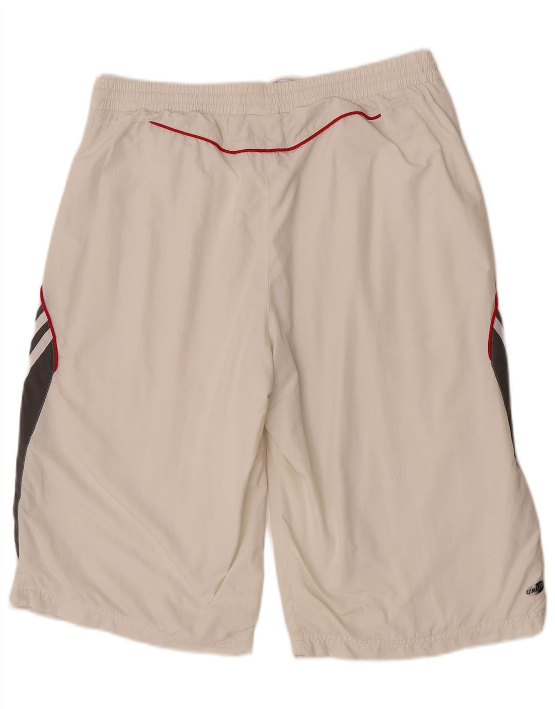 Adidas Mens Climalite Sport Shorts Grande Blanco Colorblock Poliéster