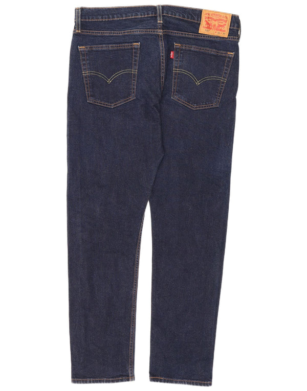 Levi's Mens 510 Skinny Jeans W34 L30 Azul Marino Algodón Clásico