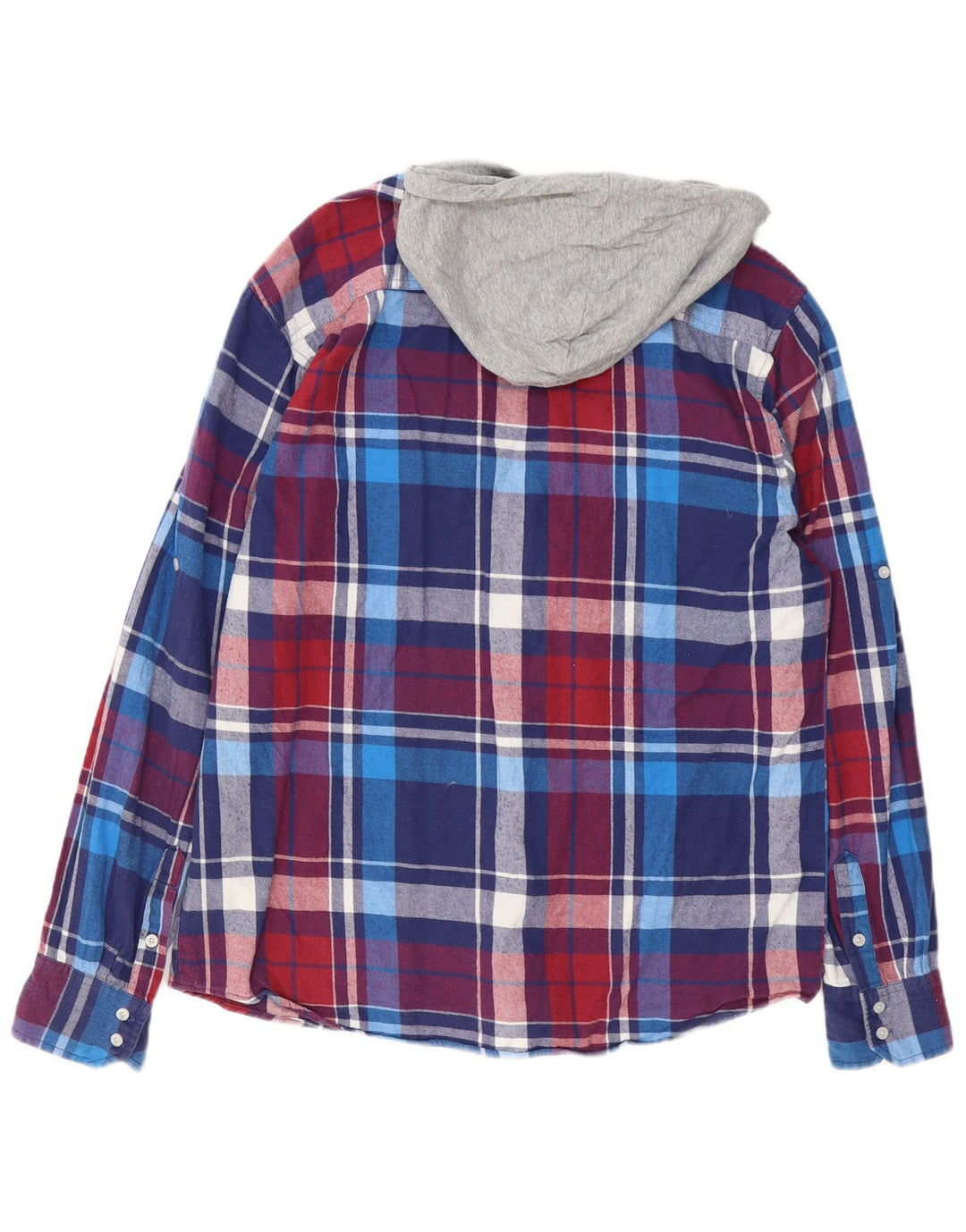 Quiksilver Camisa De Franela Con Capucha A Cuadros Grandes Multicolor |