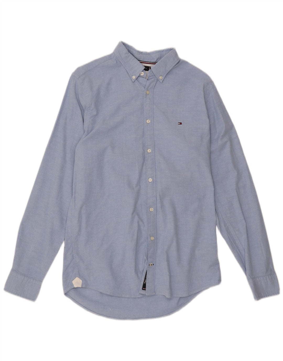 TOMMY HILFIGER Camisa slim fit de algodón azul medio para hombre