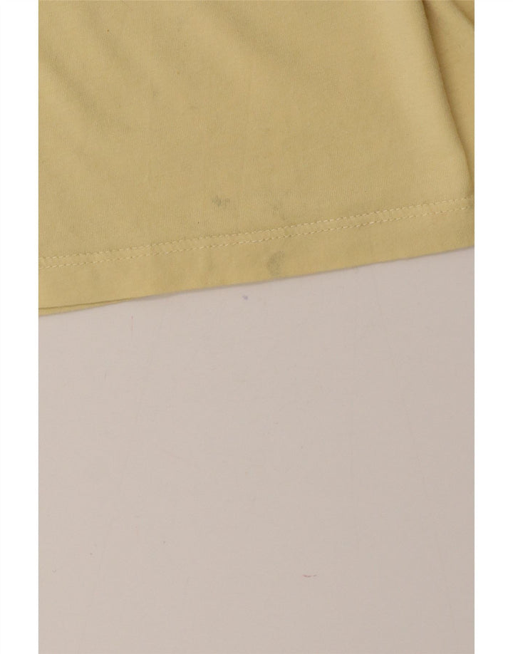 Camiseta Reiss Hombre Top Medium Amarillo Algodón