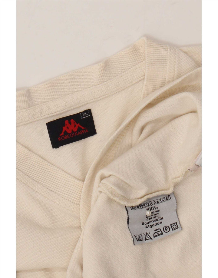 Kappa Camiseta Hombre Top XL Beige Algodón