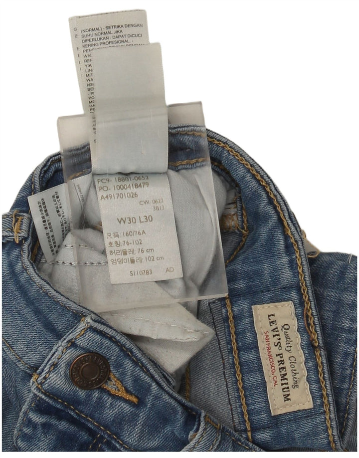 Vaqueros Levi's Mujer 711 Skinny W30 L30 Lyocell Azul