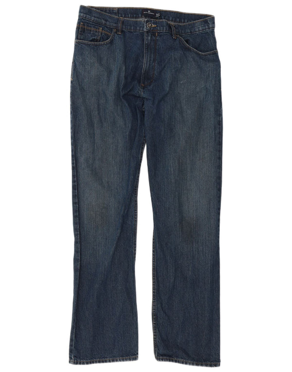 Marks & Spencer Vaqueros rectos azules Harbor para hombre W36 L33 Algodón azul