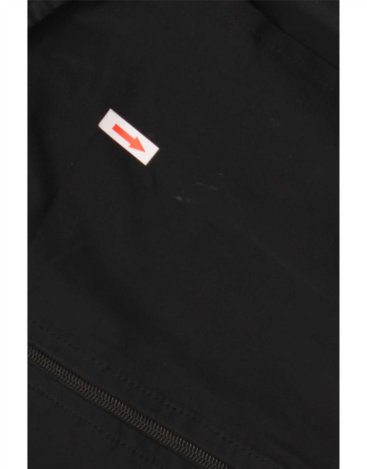 Hugo Boss Vestido recto de manga larga para mujer UK 10 Small Poliéster negro