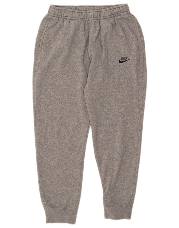 NIKE Hombre Pantalones de Chándal Joggers Medium W30 L27 Gris Algodón