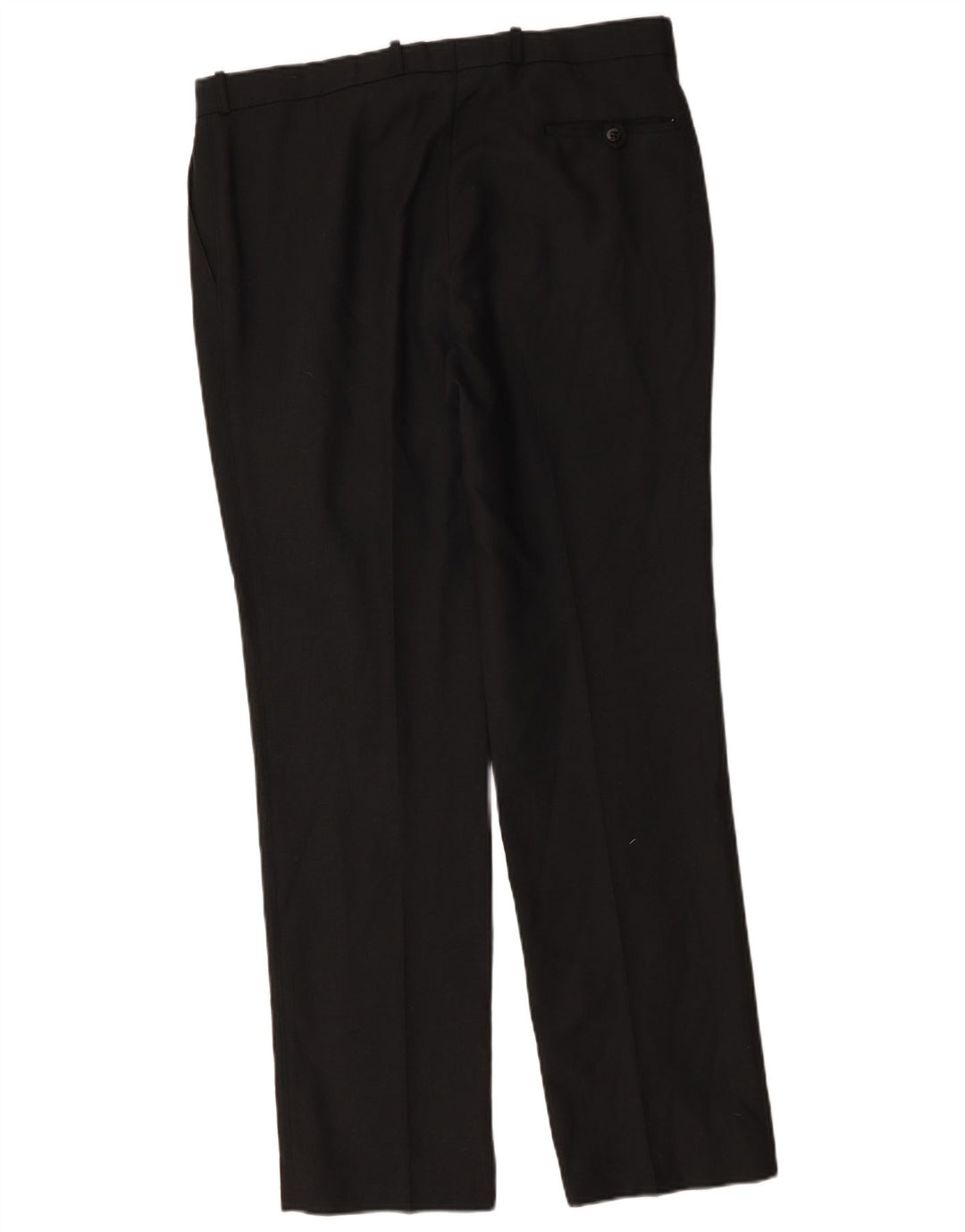 Farah Pantalón chino recto con pinzas para hombre W36 L32 Poliéster gris