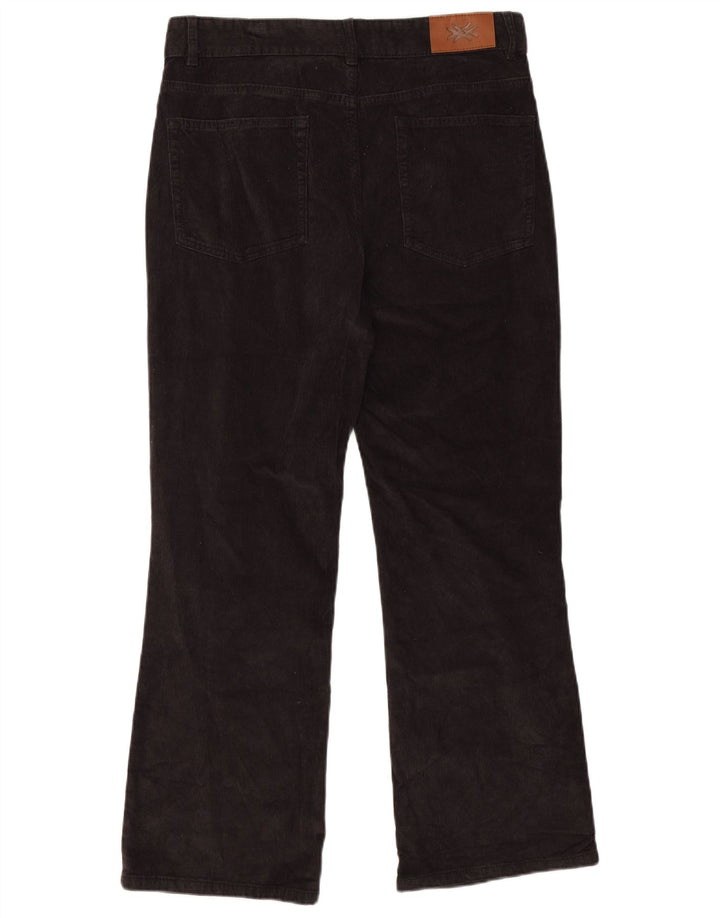 Benetton Hombre Pantalones De Pana Con Corte Bota W32 L28 Negro
