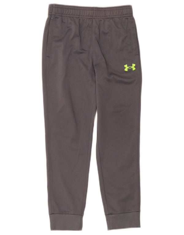 Under Armour Pantalones de chándal con estampado gráfico para niñas 6-7 años Gris
