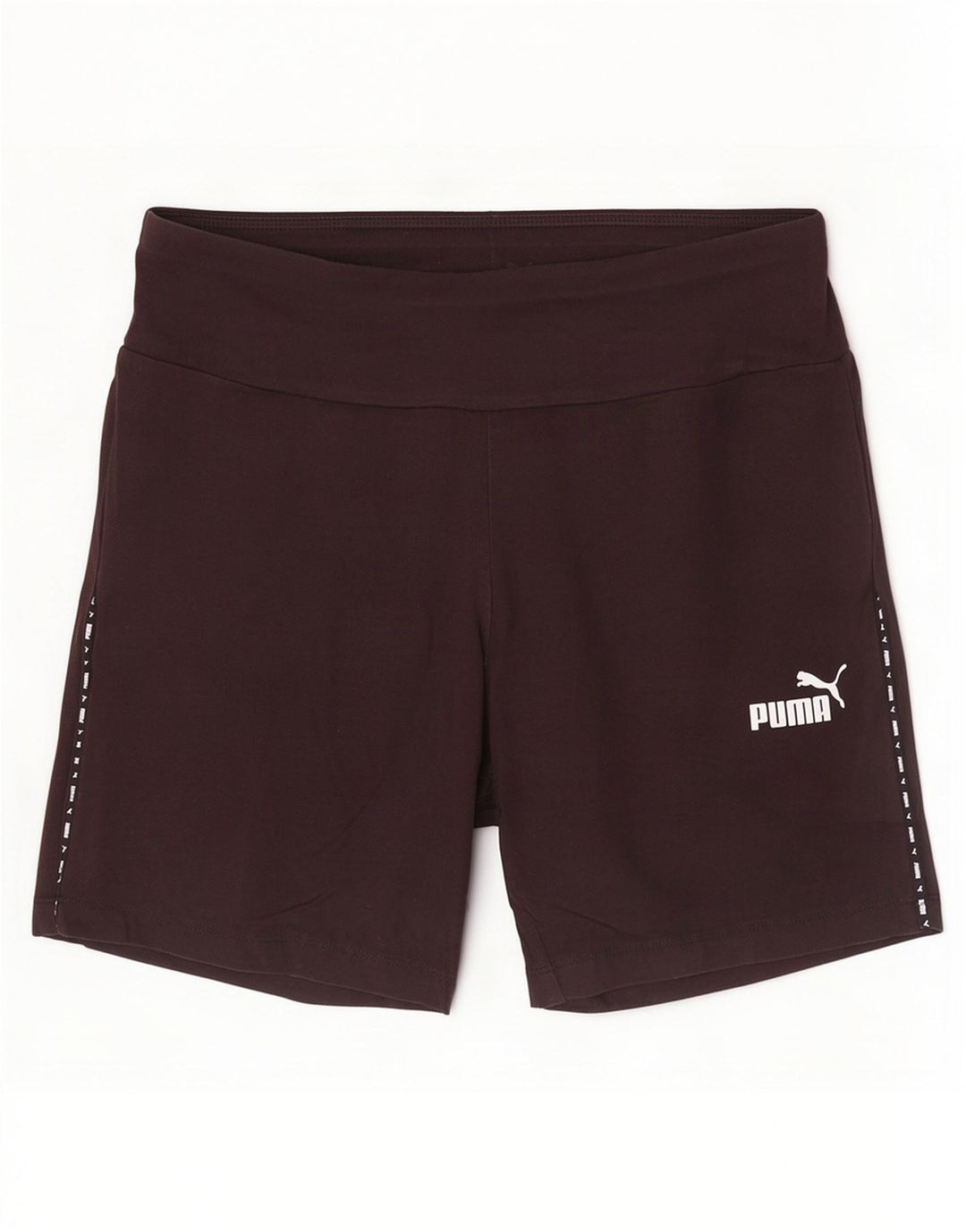 Puma - Pantalones cortos deportivos gráficos para mujer, talla 40, color negro