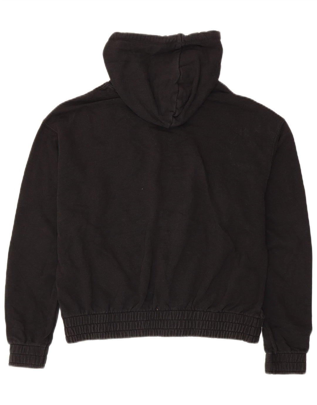 PUMA Jersey con capucha extragrande para mujer UK 14 Mediano Algodón negro