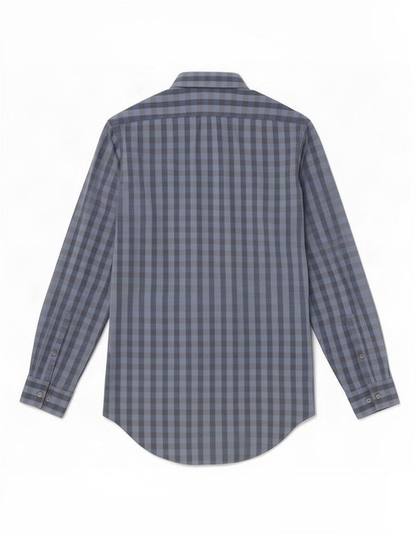 Camisa Calvin Klein Slim Fit para hombre Talla 15 Cuadros azules medianos