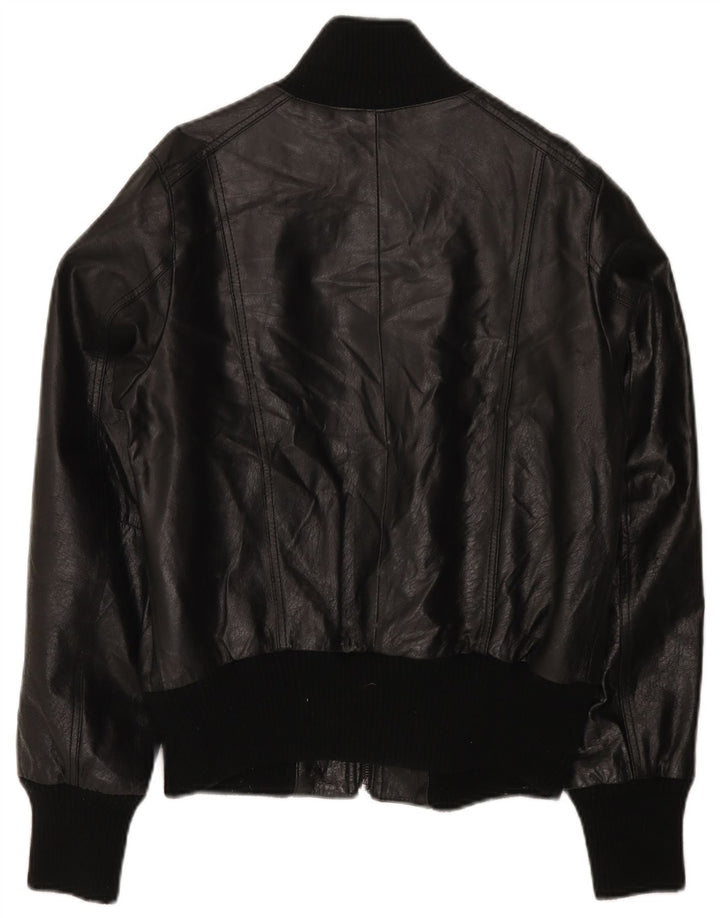 CONBIPEL Chaqueta de cuero para mujer IT 46 Cuero negro grande