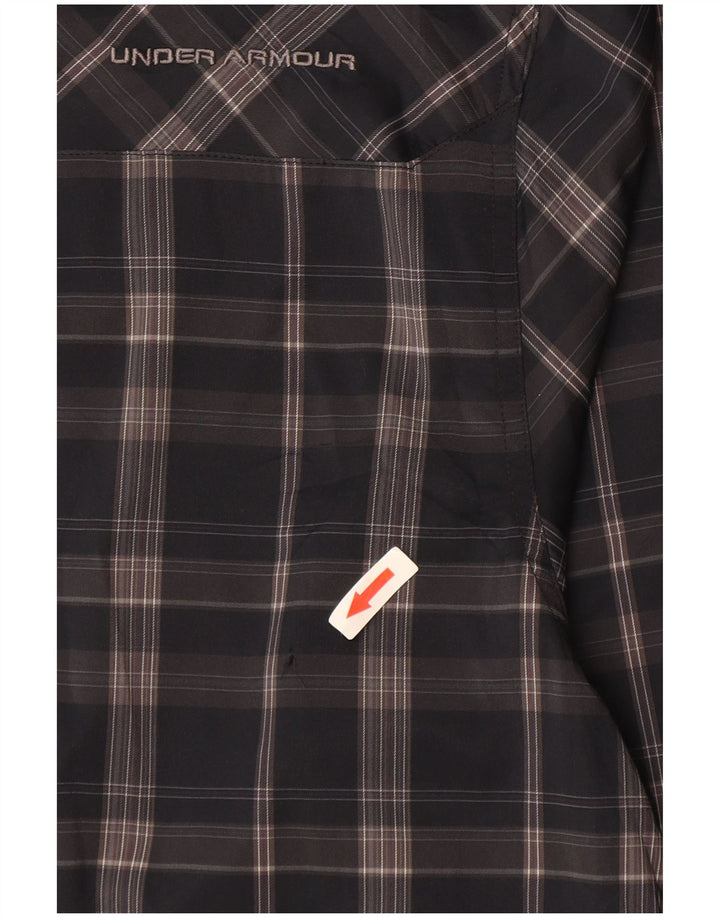 Under Armour Camiseta All Season Gear para hombre Poliéster a cuadros gris grande