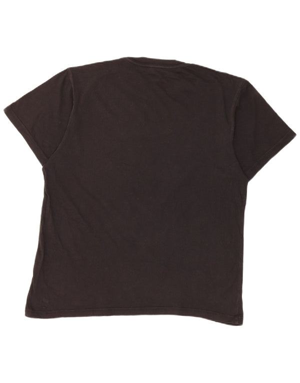 Vans Hombre Slim Fit Graphic Camiseta Top Algodón Negro Mediano