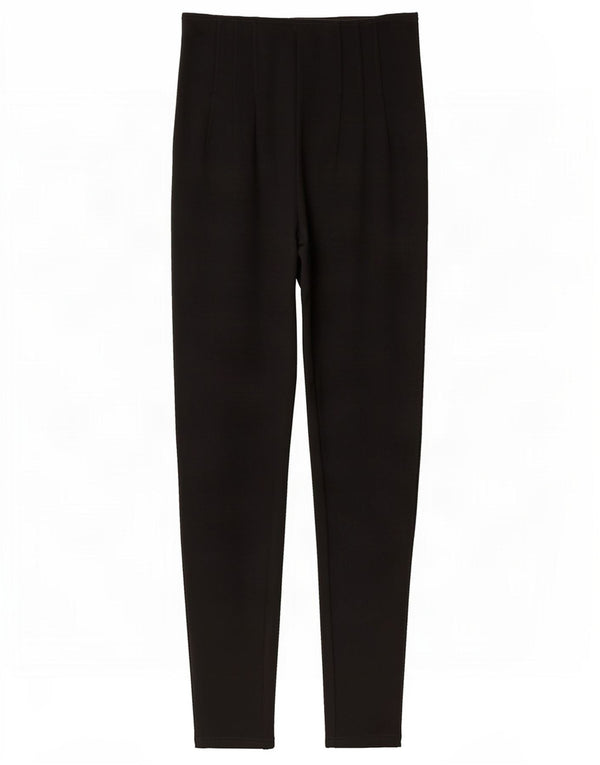 Zara Mujer Legging Pantalones Casuales Grande W30 L27 Viscosa Negra