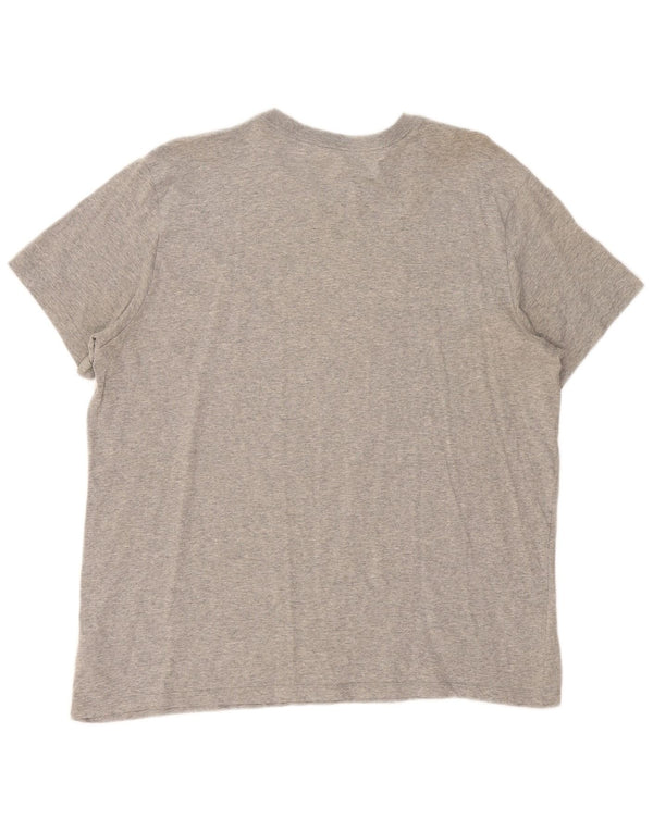 Camiseta Nike Hombre Top XL Algodón moteado gris