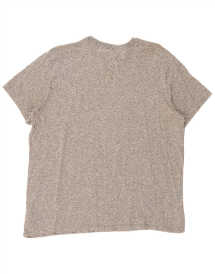 Camiseta Nike Hombre Top XL Algodón moteado gris