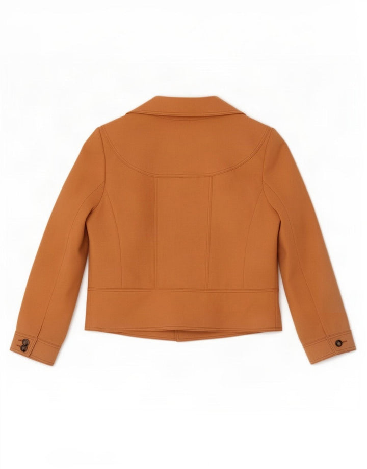 Chaqueta bomber vintage para mujer EU 40 Poliéster marrón medio