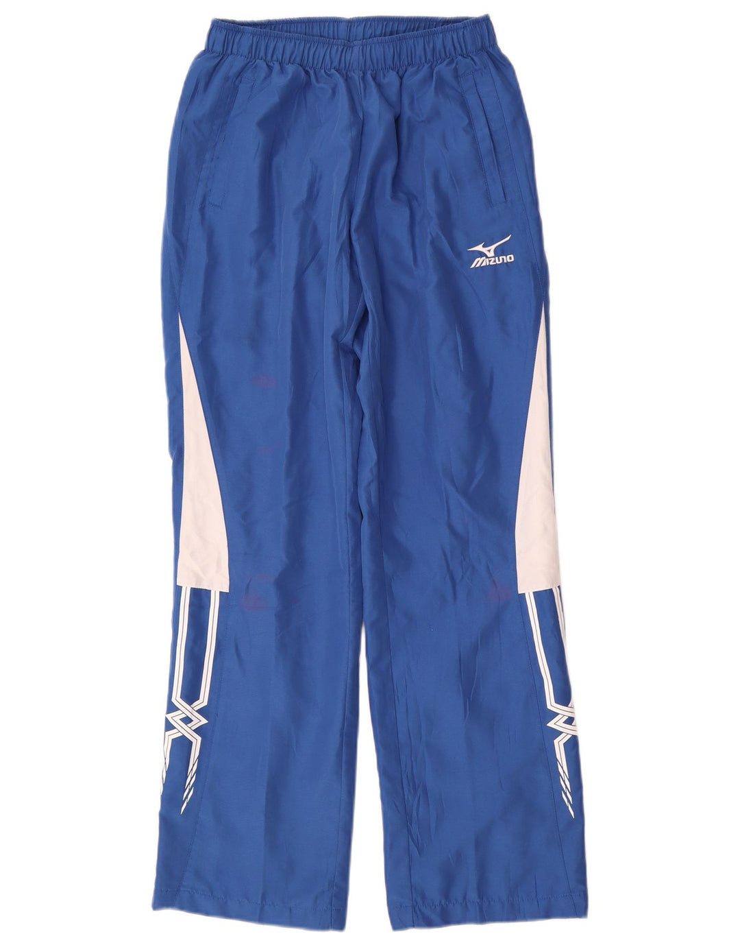 MIZUNO Pantalones de chándal para mujer ES 40 Pequeño Azul Colorblock Poliéster