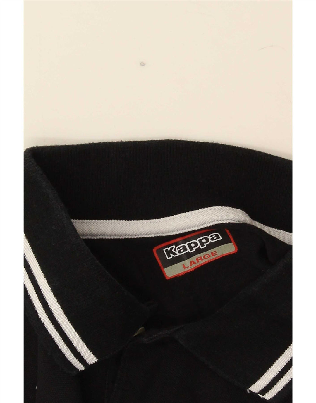 Kappa Polo Hombre Grande Rayas Negras