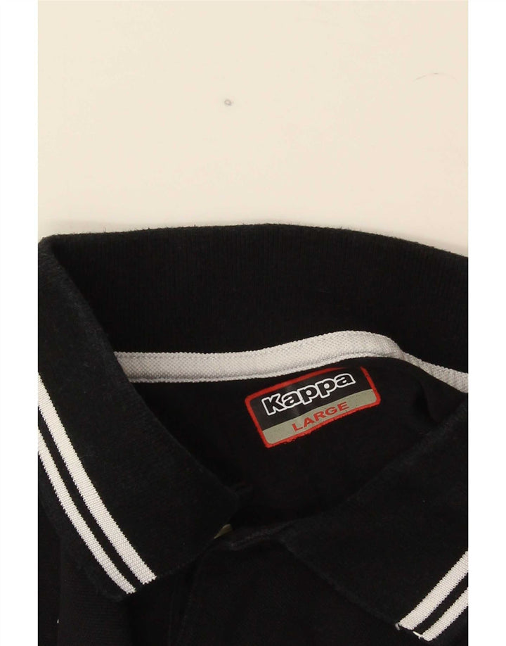 Kappa Polo Hombre Grande Rayas Negras