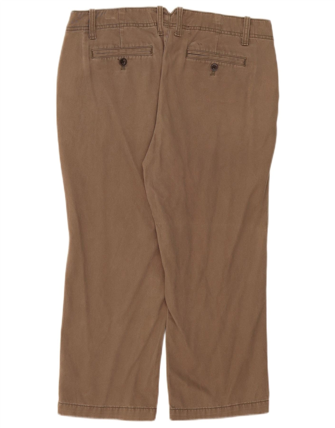 Eddie Bauer Pantalones Capri para Mujer US 8 Mediano W34 L23 Algodón Beige