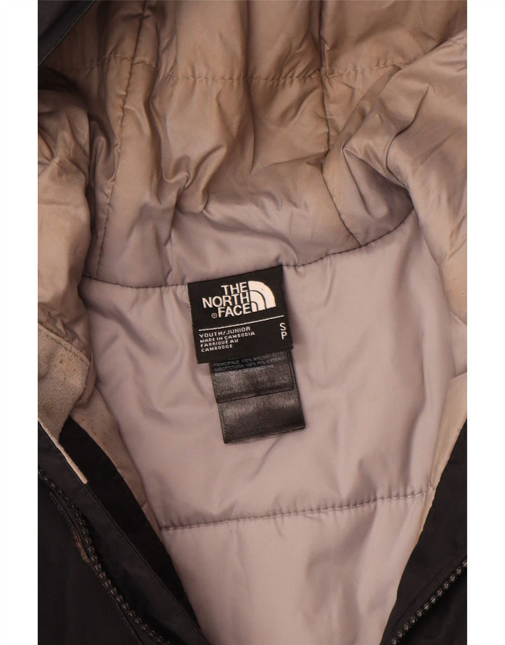 The North Face Chaqueta acolchada con capucha para niños 7-8 años Small Negro Poliéster