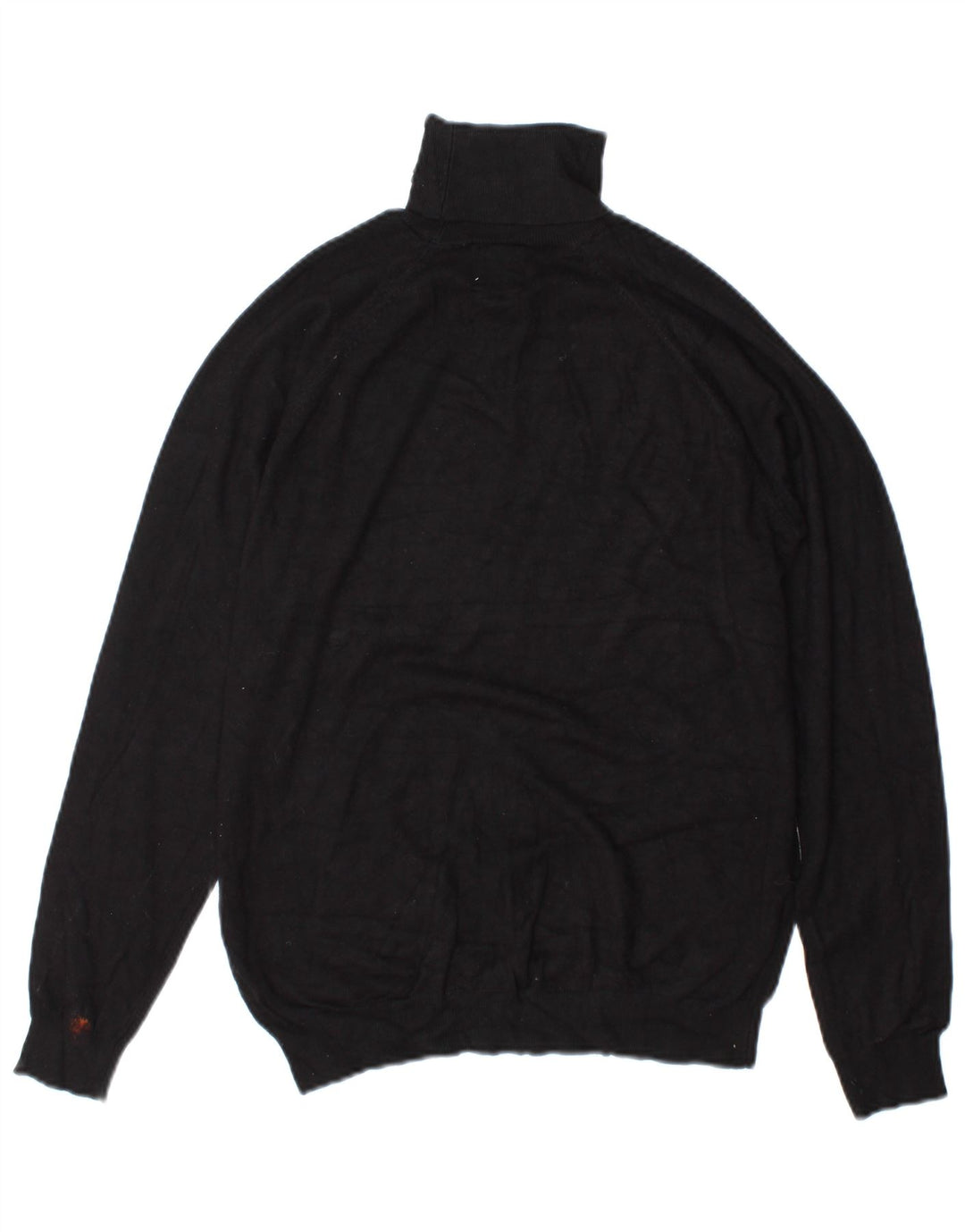 Zara Mujer Roll Neck Jumper Sweater UK 10 Small Negro