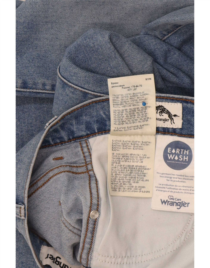 Vaqueros Wrangler Hombre Larston Slim W28 L32 Algodón Azul