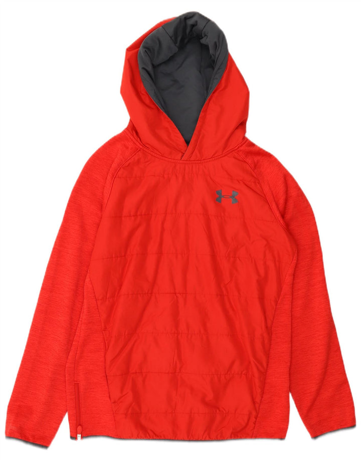 UNDER ARMOUR Jersey con capucha para niño 13-14 años XL Rojo Poliéster