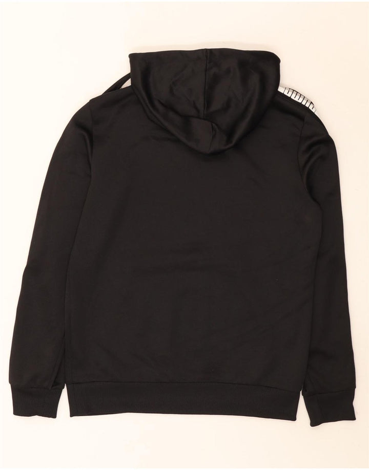 Puma Sudadera con capucha gráfica para hombre XS Poliéster negro