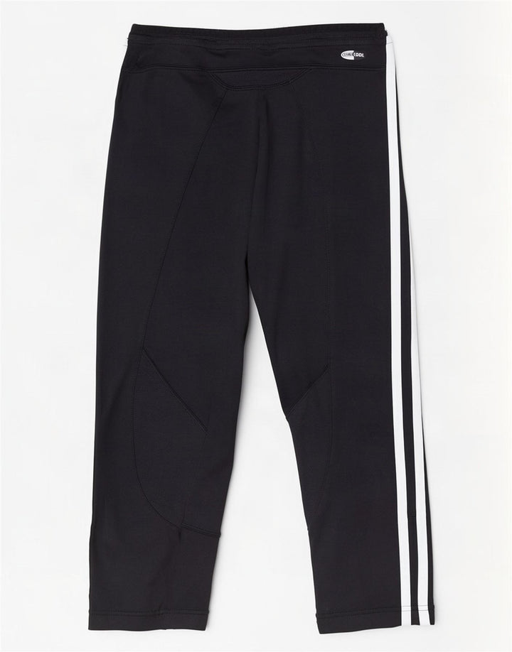 Adidas Climacool Capri Leggings para mujer UK 10 Small Negro Poliamida