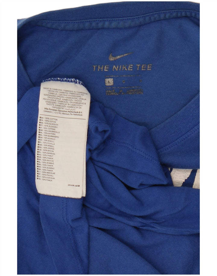 Nike - Camiseta gráfica para hombre, talla grande, algodón azul