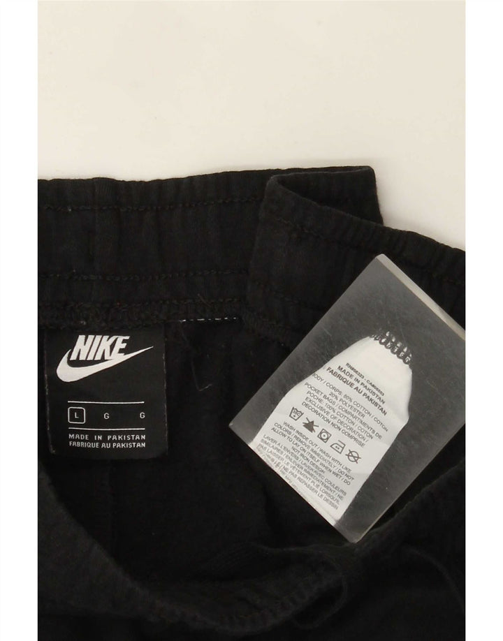 Nike - Pantalones de chándal para hombre, talla grande, color negro, algodón