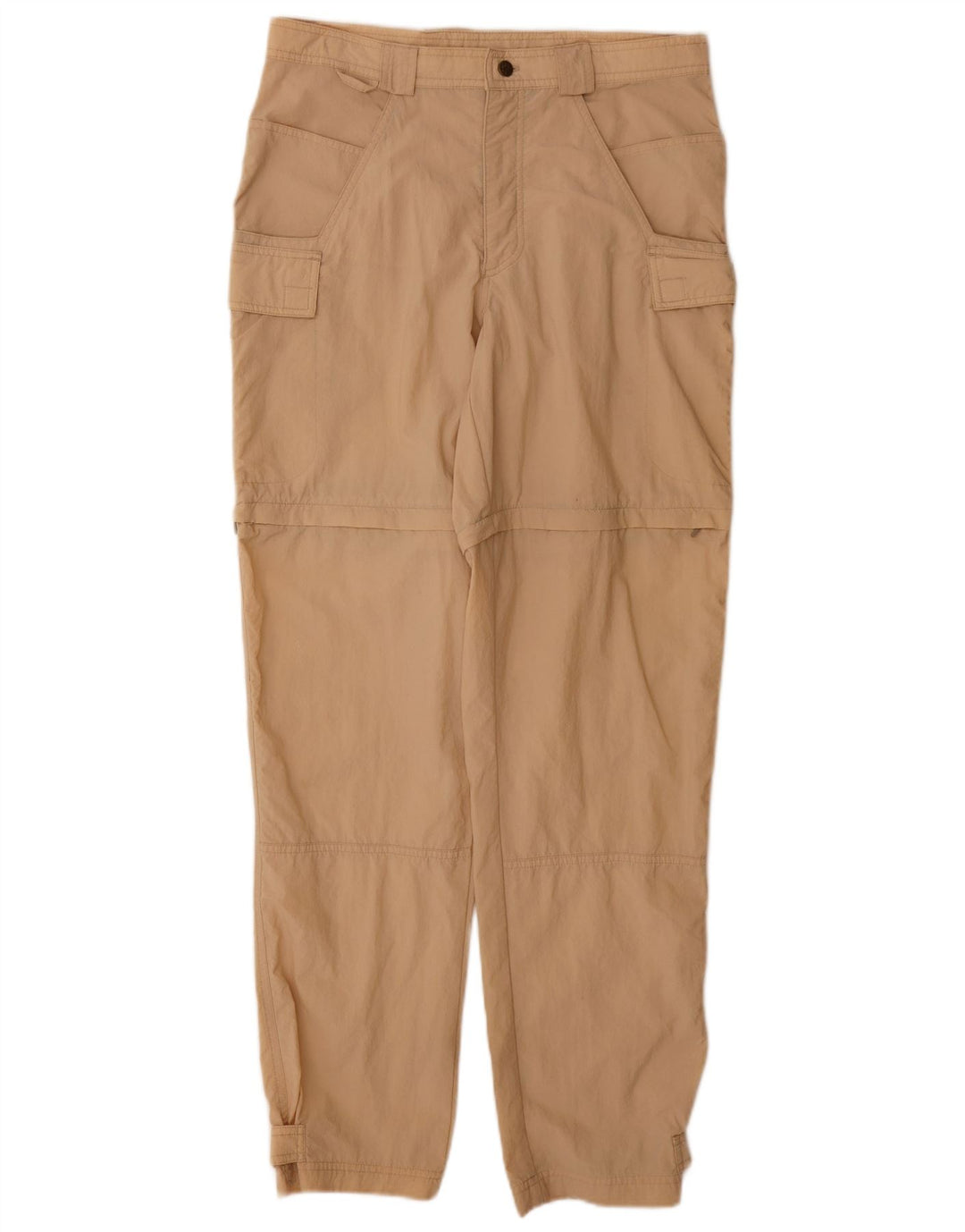 Jack Wolfskin Mujer Cargo Cortavientos Pantalones Grande W32 L33 Beige
