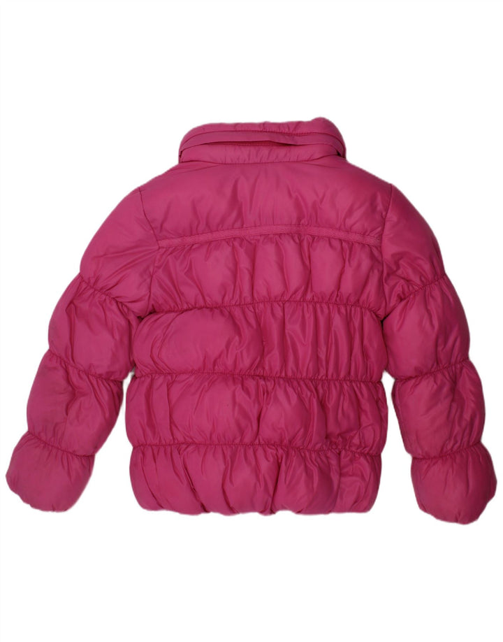 Dkny Chaqueta Acolchada Reversible Con Capucha Niña 4-5 Años Rosa Poliéster