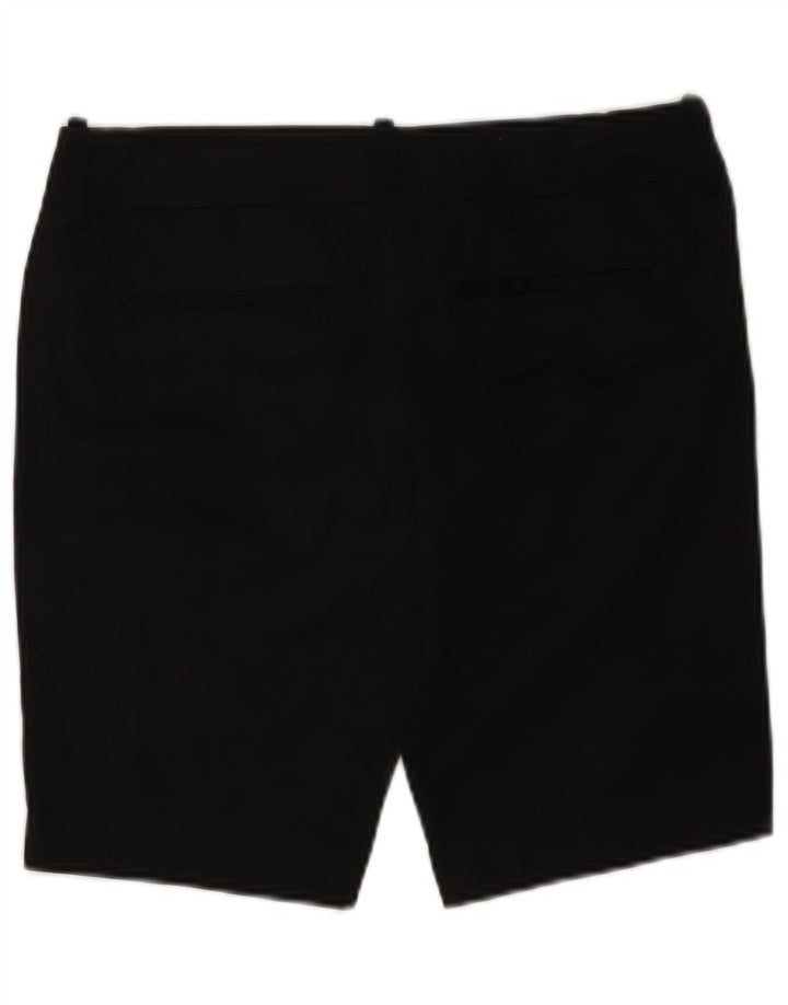 Mossimo Pantalones cortos casuales pequeños para mujer US 6 mediano W30 algodón negro