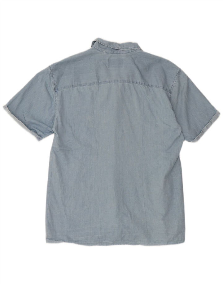 Camisa Jack & Jones Hombre Manga Corta XL Azul